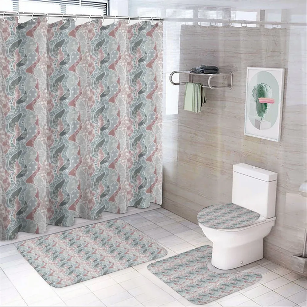 Romantic Lace Hearts — 4-Piece Bathroom Set preview