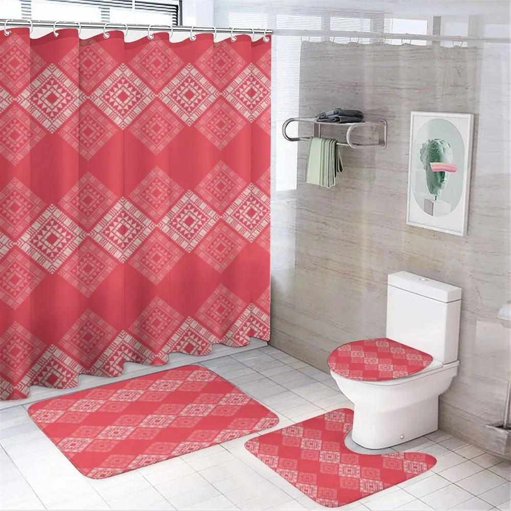 Square and Triangle Forms — 4-Piece Bathroom Set preview