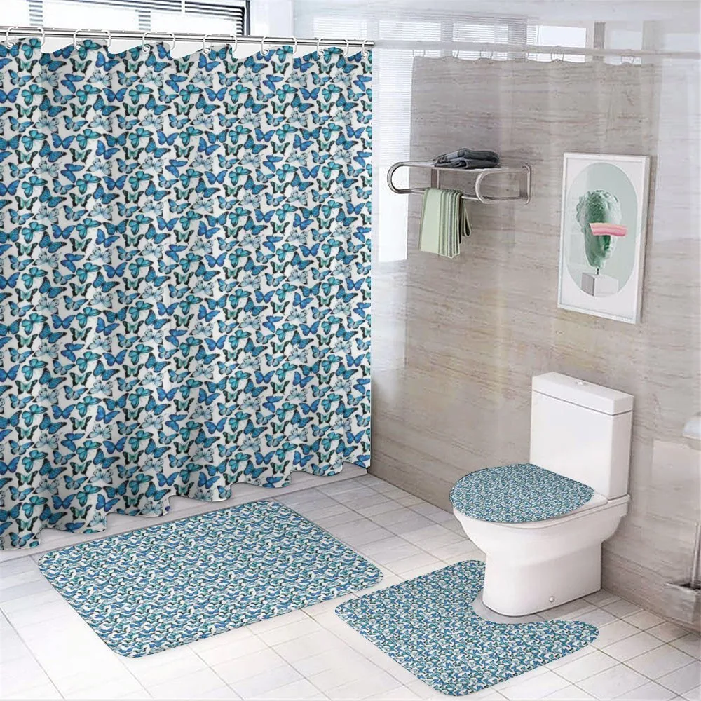 Watercolor Wings — 4-Piece Bathroom Set preview