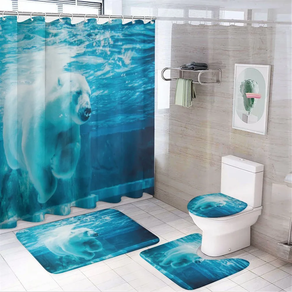 Arctic Polar Underwater — 4-Piece Bathroom Set preview