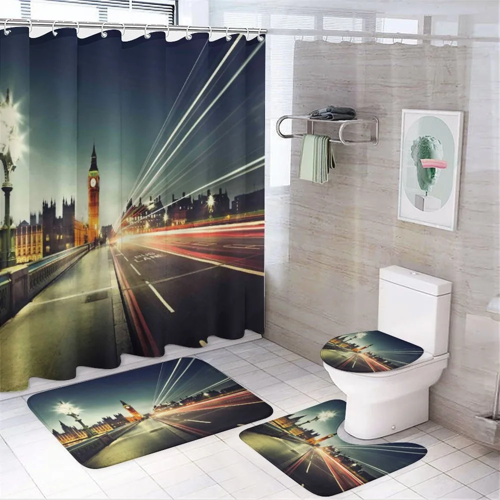 Big Ben Urban Cityscape — 4-Piece Bathroom Set preview