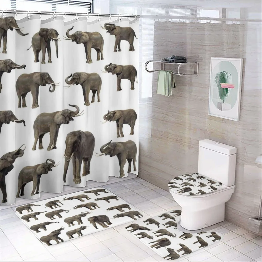 Elephants Tusk Ear — 4-Piece Bathroom Set preview