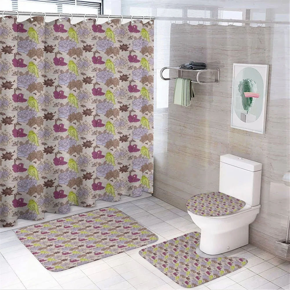 Papillon Butterflies — 4-Piece Bathroom Set preview