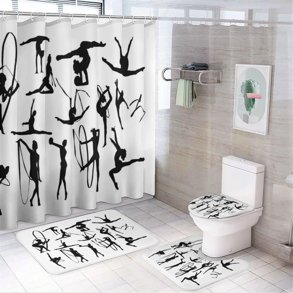 Aerobic Theme Design — 4-Piece Bathroom Set preview