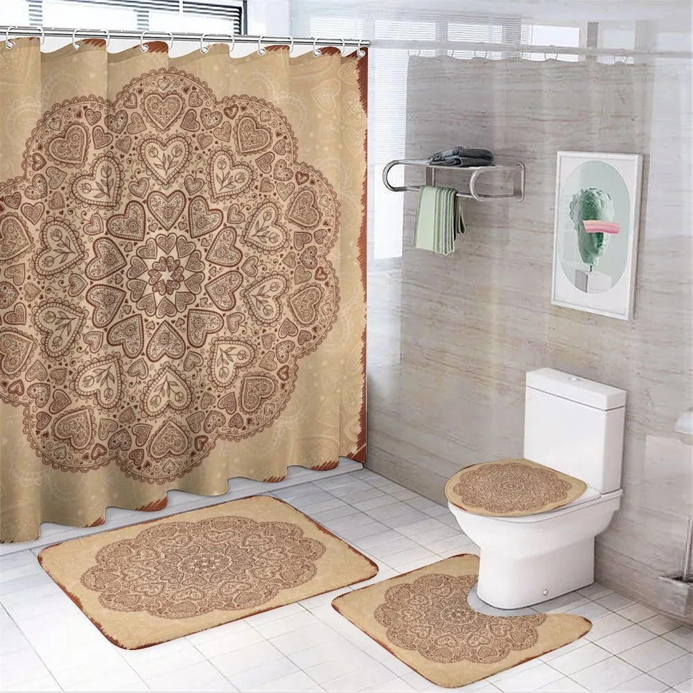 Heart and Tulips — 4-Piece Bathroom Set preview