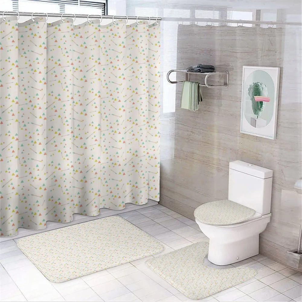 Nursery Concept in Triangles — 4-Piece Bathroom Set preview