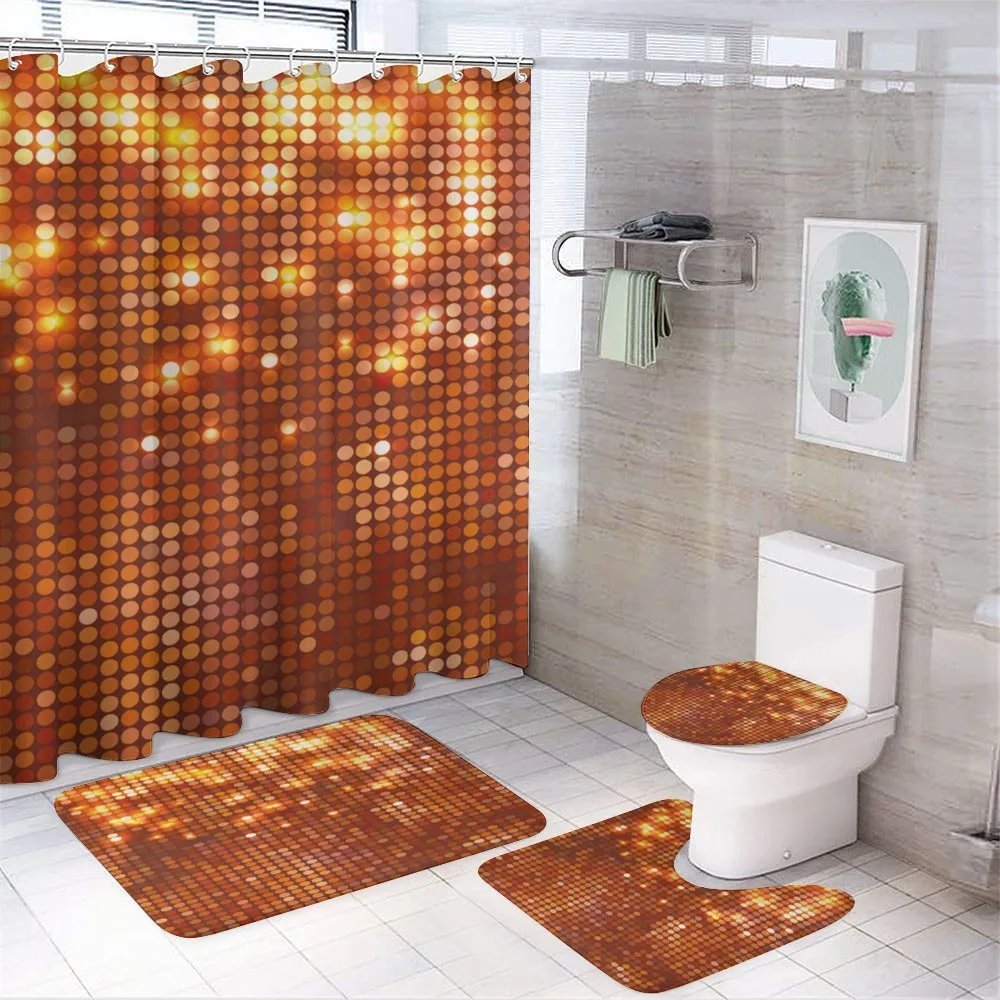 Vivid Dots Mosaic — 4-Piece Bathroom Set preview