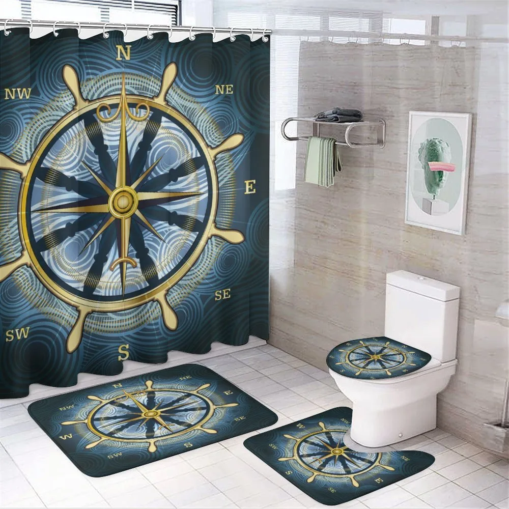 Yellow Navigation — 4-Piece Bathroom Set preview