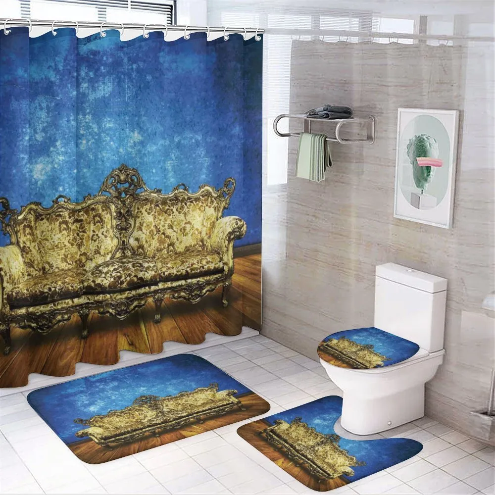 Antique Sofa in Room — 4-Piece Bathroom Set preview