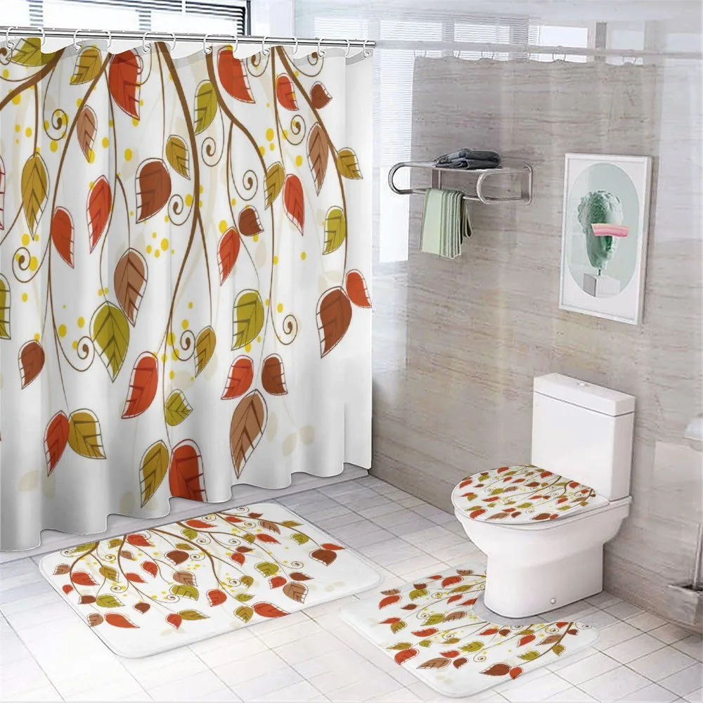 Branches Leaves Fall — 4-Piece Bathroom Set preview