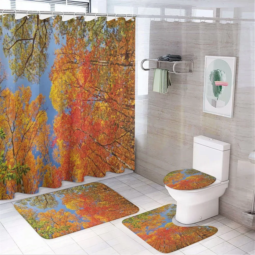 Forest in Autumn — 4-Piece Bathroom Set preview
