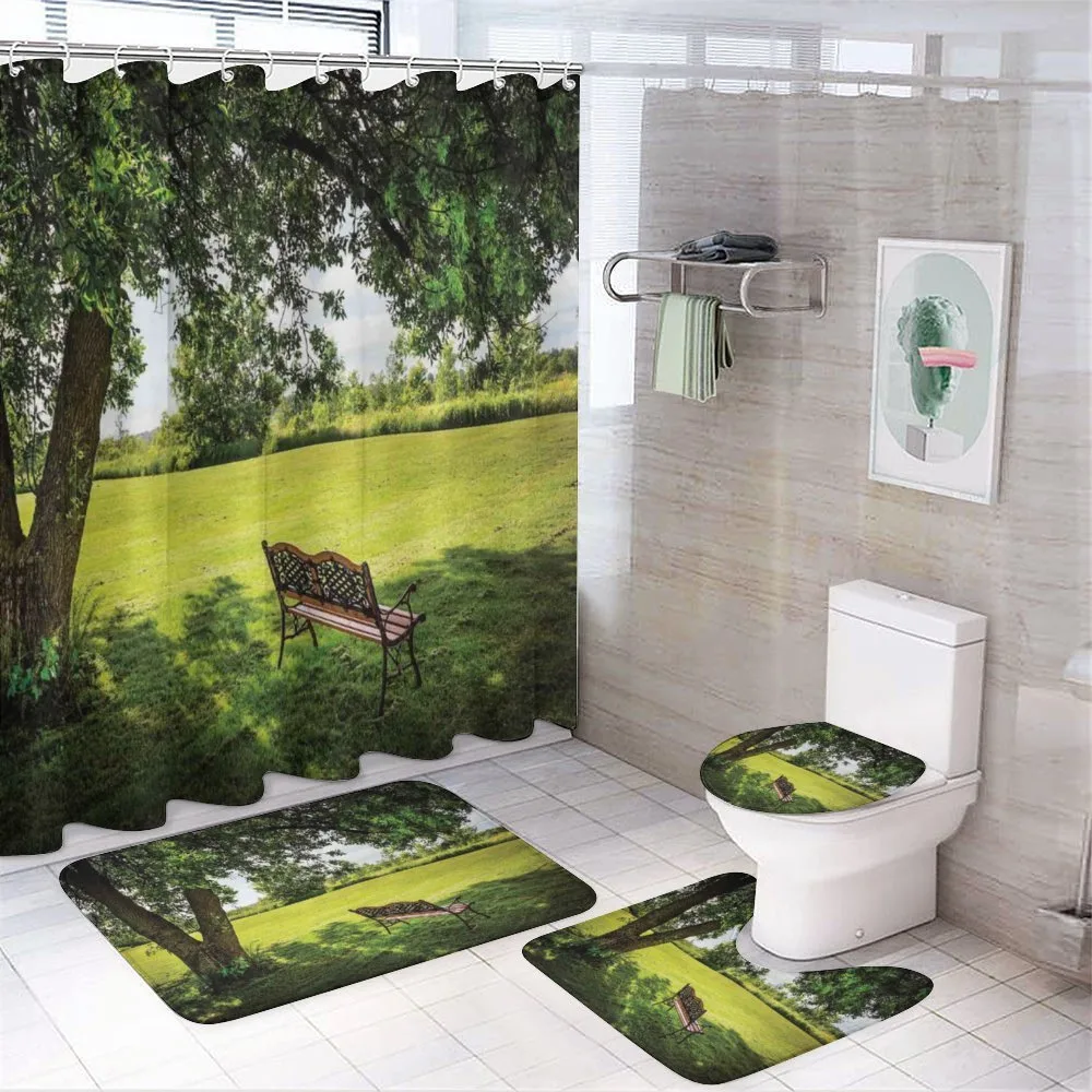 Resting in Nature Yard — 4-Piece Bathroom Set preview