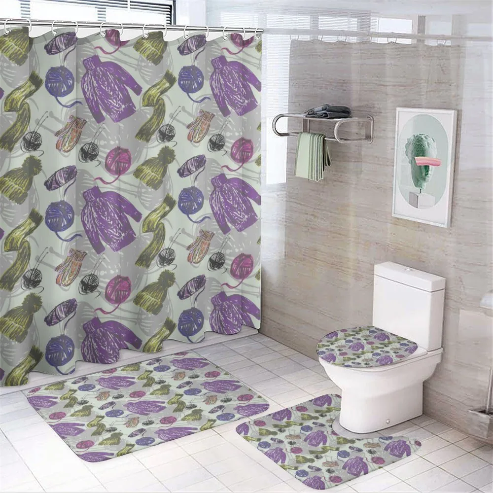 Scarf Beanie Pullover Wool — 4-Piece Bathroom Set preview