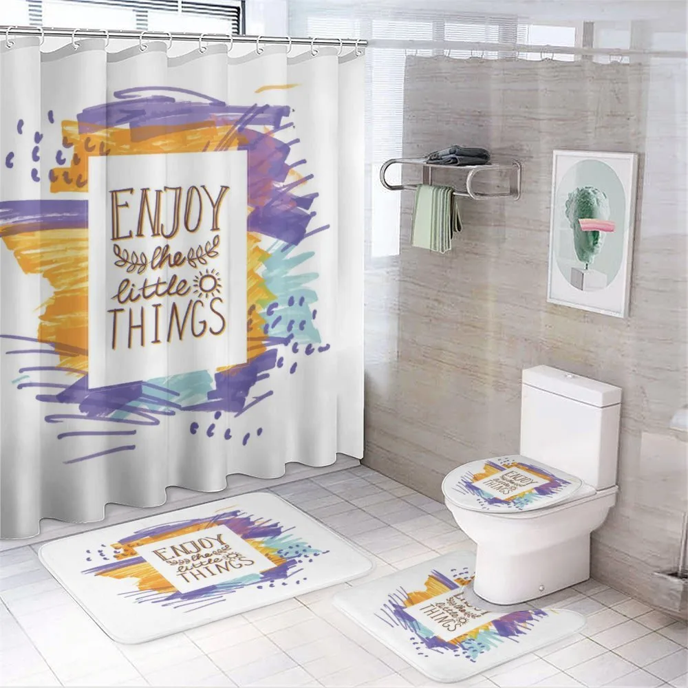 Enjoy the Little Things — 4-Piece Bathroom Set preview