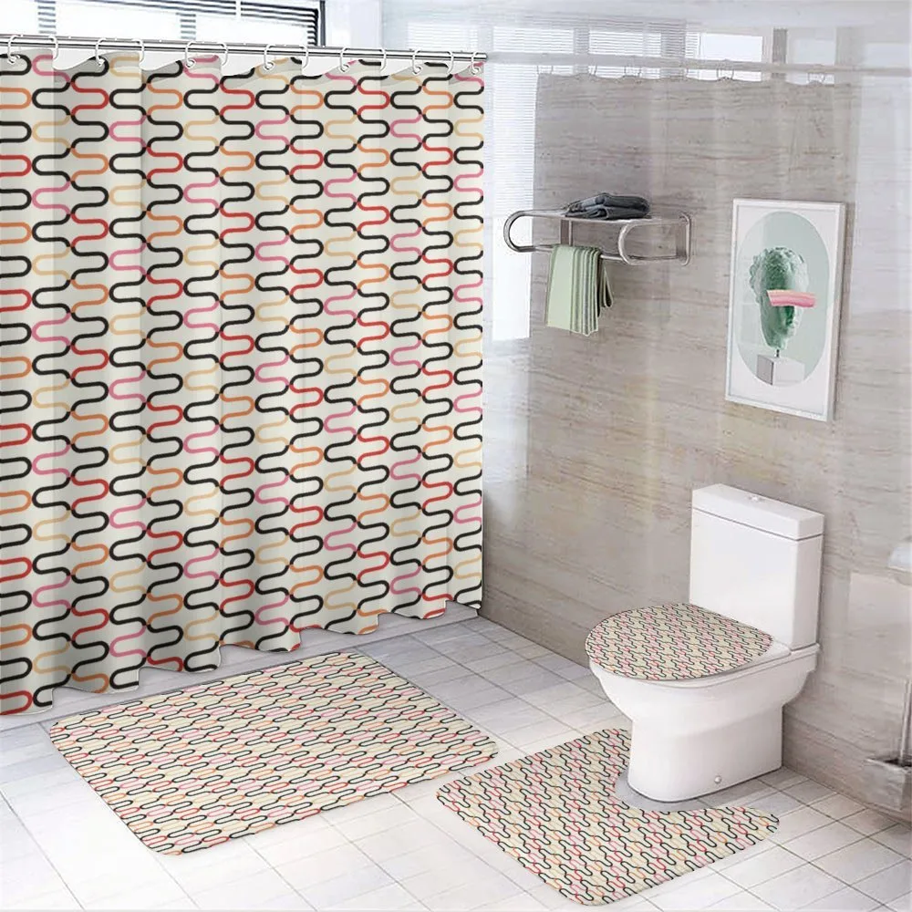 Vintage 60s Curvy — 4-Piece Bathroom Set preview