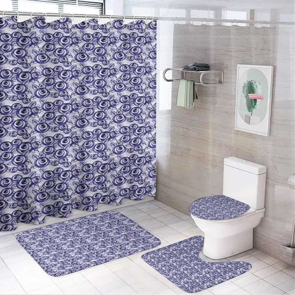 Classic Feminine Rose — 4-Piece Bathroom Set preview