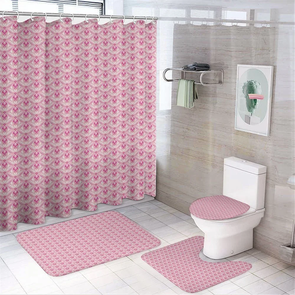 Curves Curlicues Oriental — 4-Piece Bathroom Set preview
