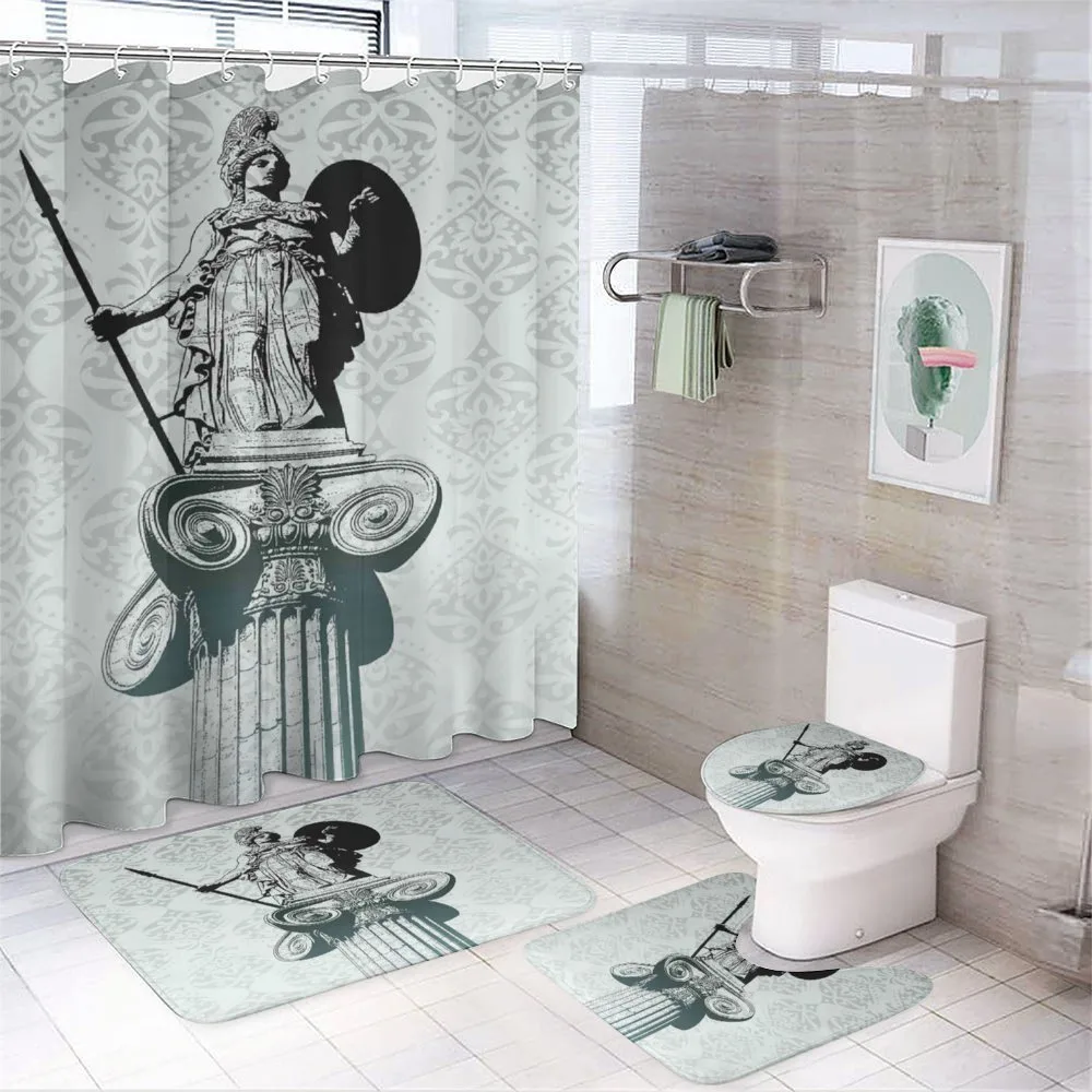 Greek Athena Baroque Damask — 4-Piece Bathroom Set preview