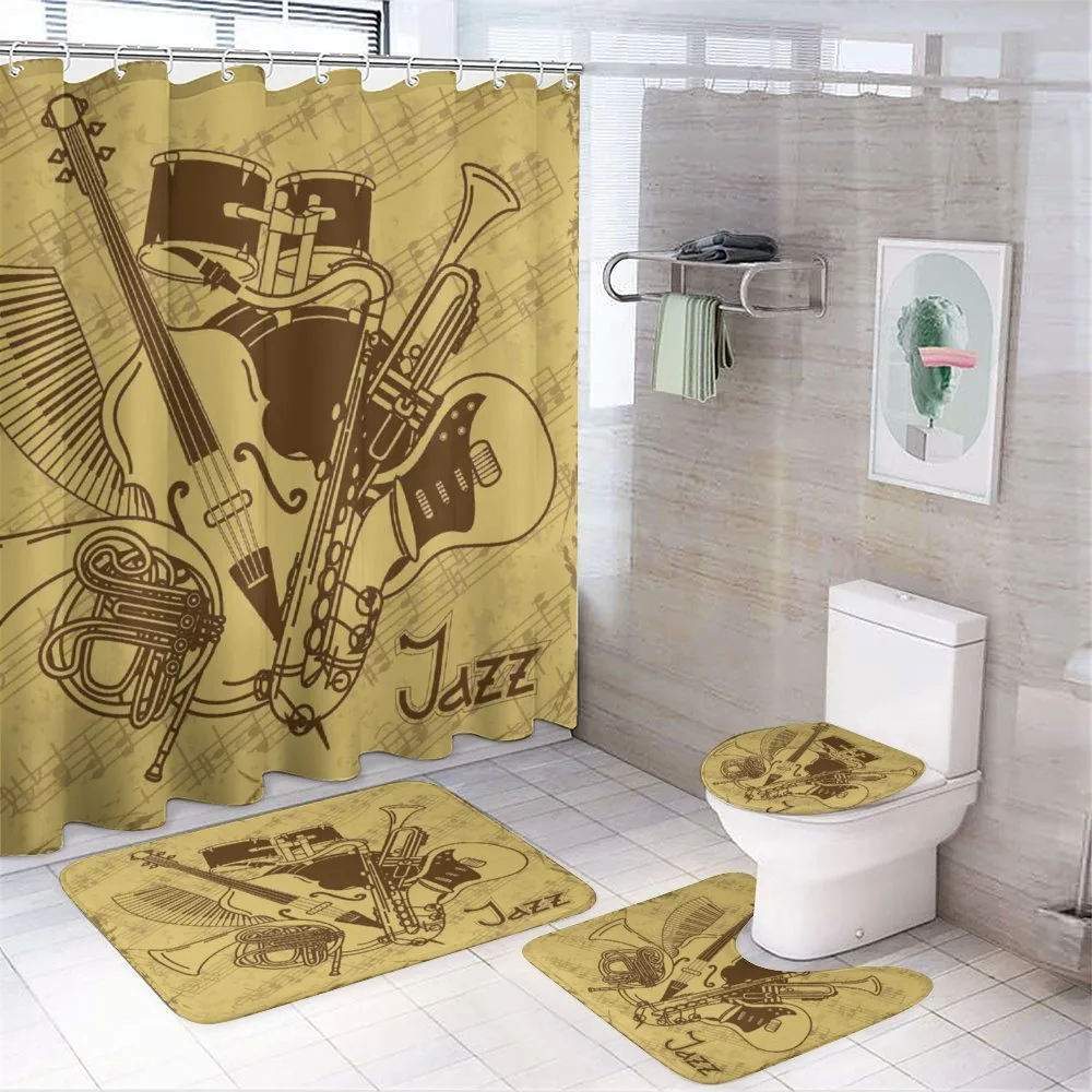 Jazz Music Equipments — 4-Piece Bathroom Set preview