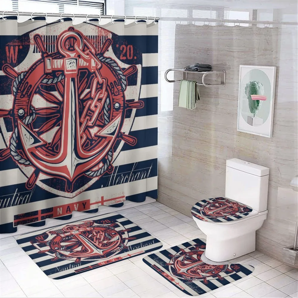 Marine Design — 4-Piece Bathroom Set preview