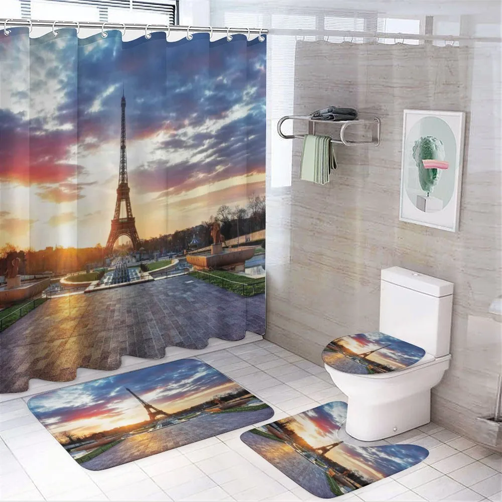 Sunrise Scenery — 4-Piece Bathroom Set preview
