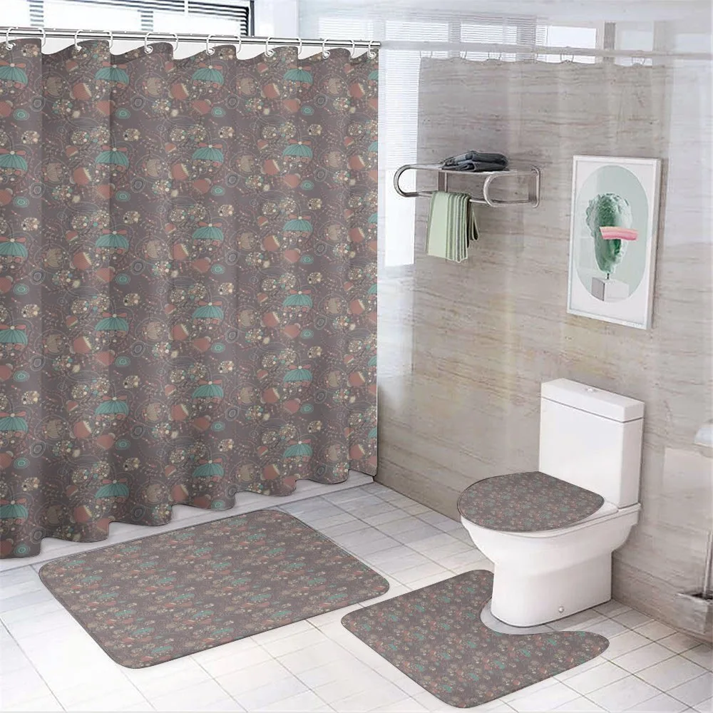 Blossoming Bluebells — 4-Piece Bathroom Set preview