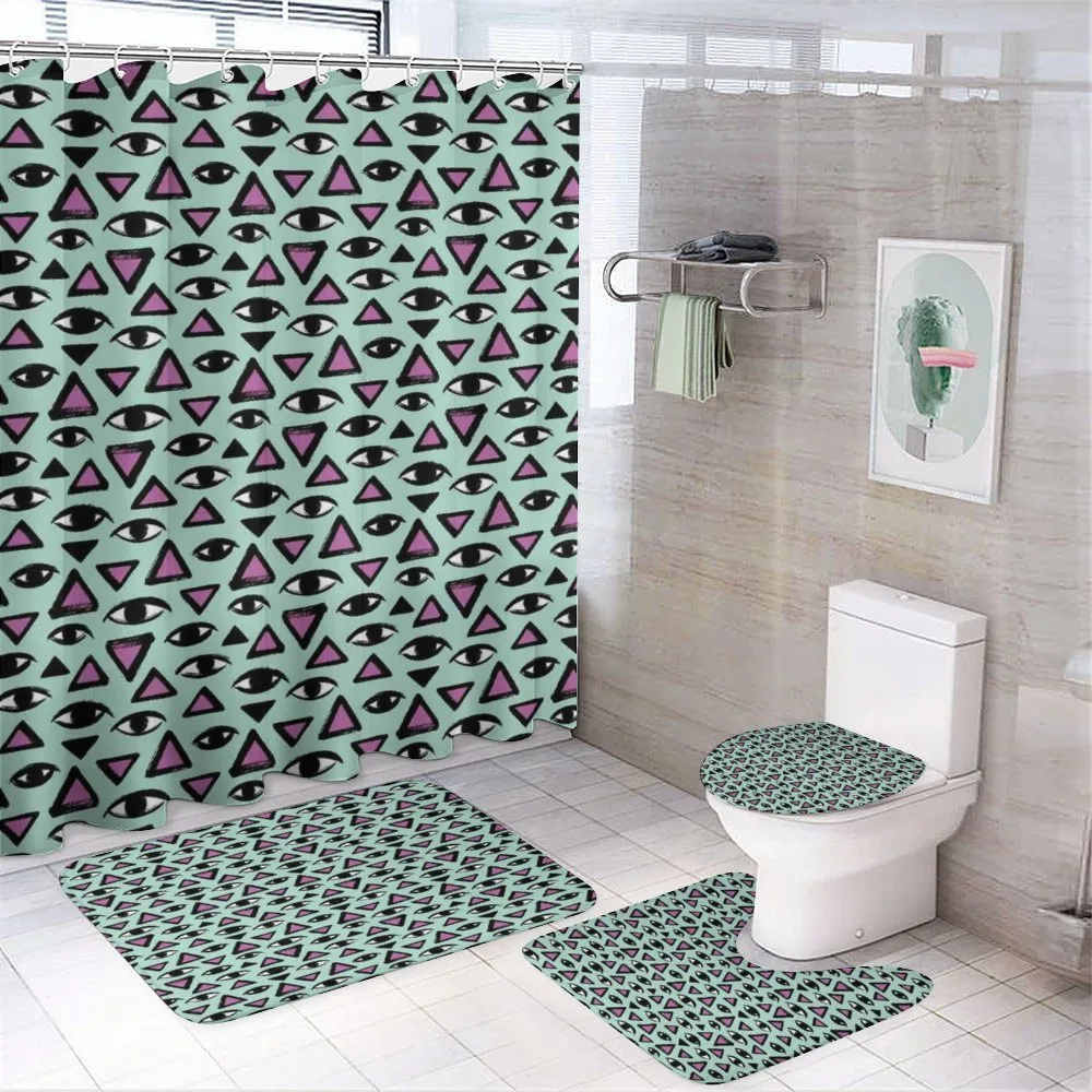 Brush Strokes Occult Style — 4-Piece Bathroom Set preview