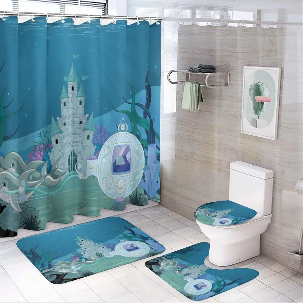 Fairytale Mermaid Castle — 4-Piece Bathroom Set preview