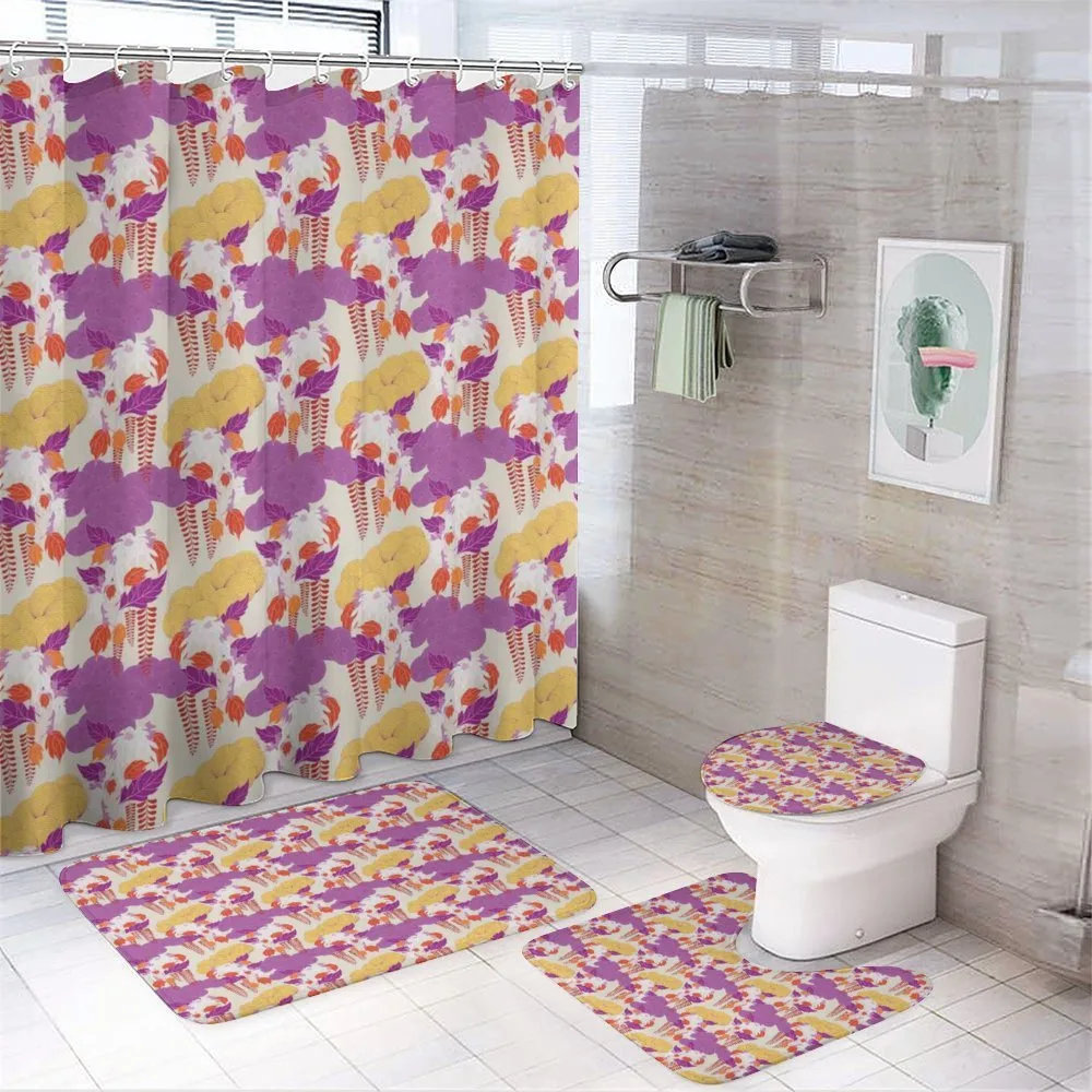 Oriental Garden Design — 4-Piece Bathroom Set preview