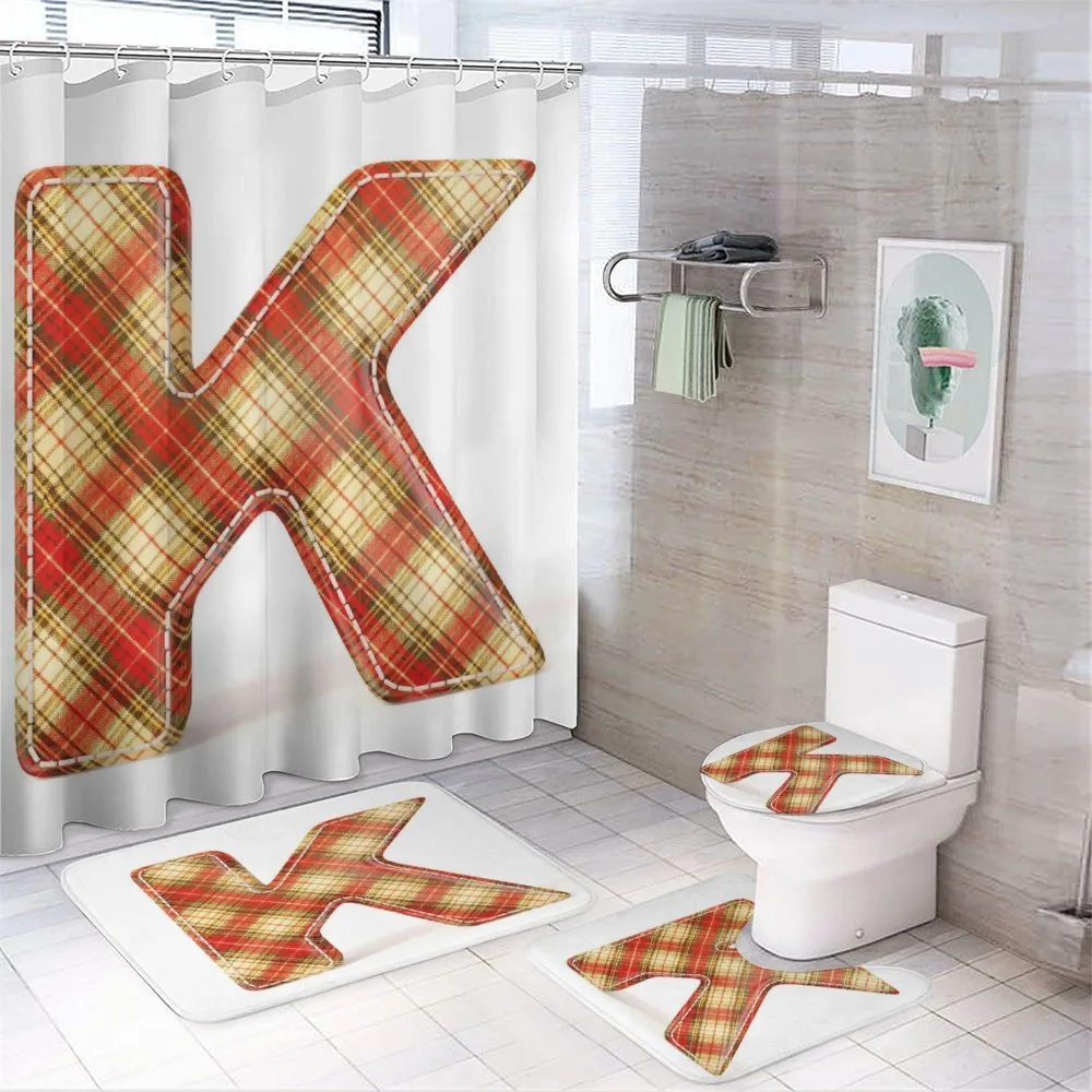 Vivid Colored Alphabet 4-Piece Bathroom Set product video