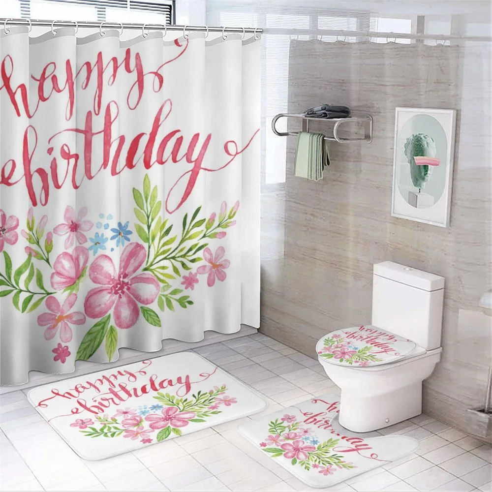 Birthday Themed — 4-Piece Bathroom Set preview