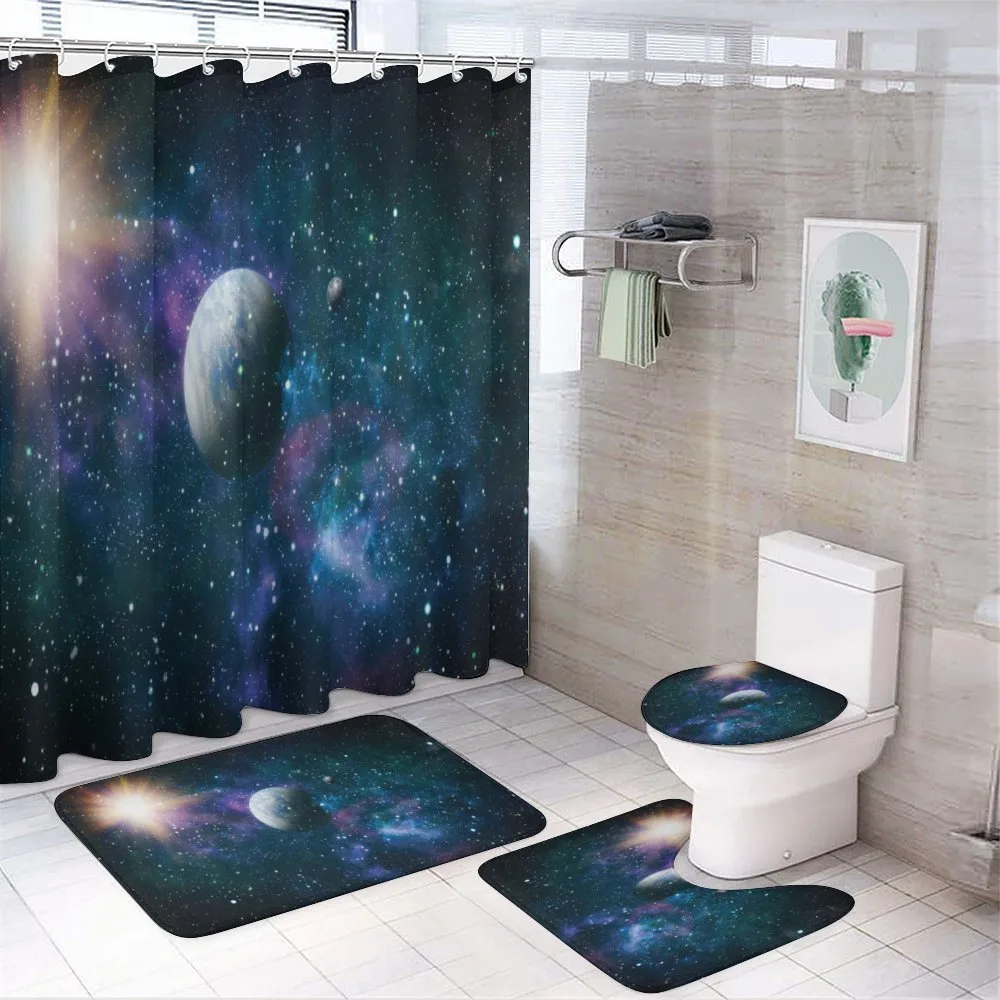 Celestial Scene — 4-Piece Bathroom Set preview