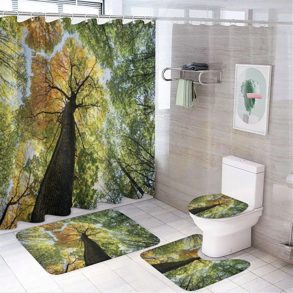 Forest Autumn Growth Eco — 4-Piece Bathroom Set preview