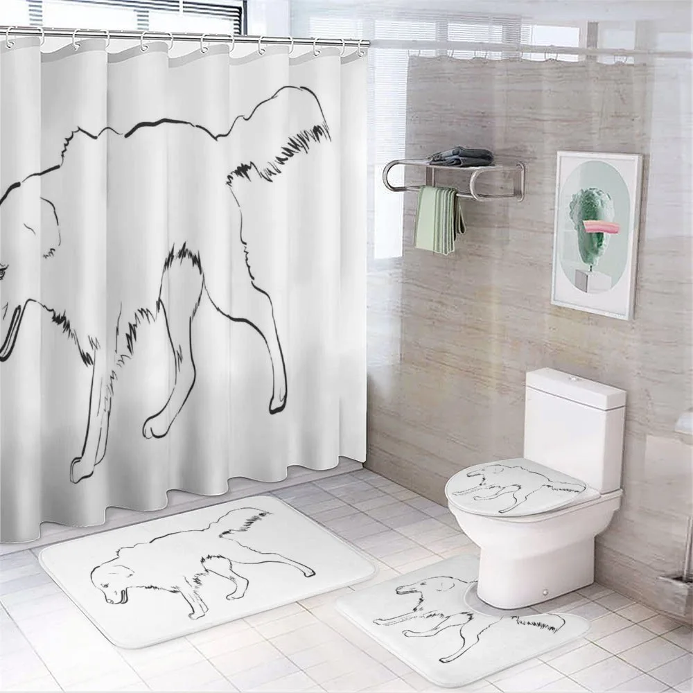 Thoroughbred Furry 4-Piece Bathroom Set product video