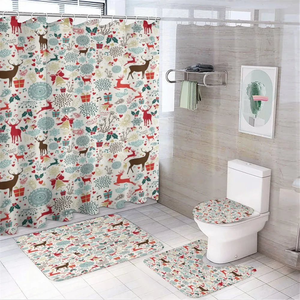 Vintage Xmas — 4-Piece Bathroom Set preview