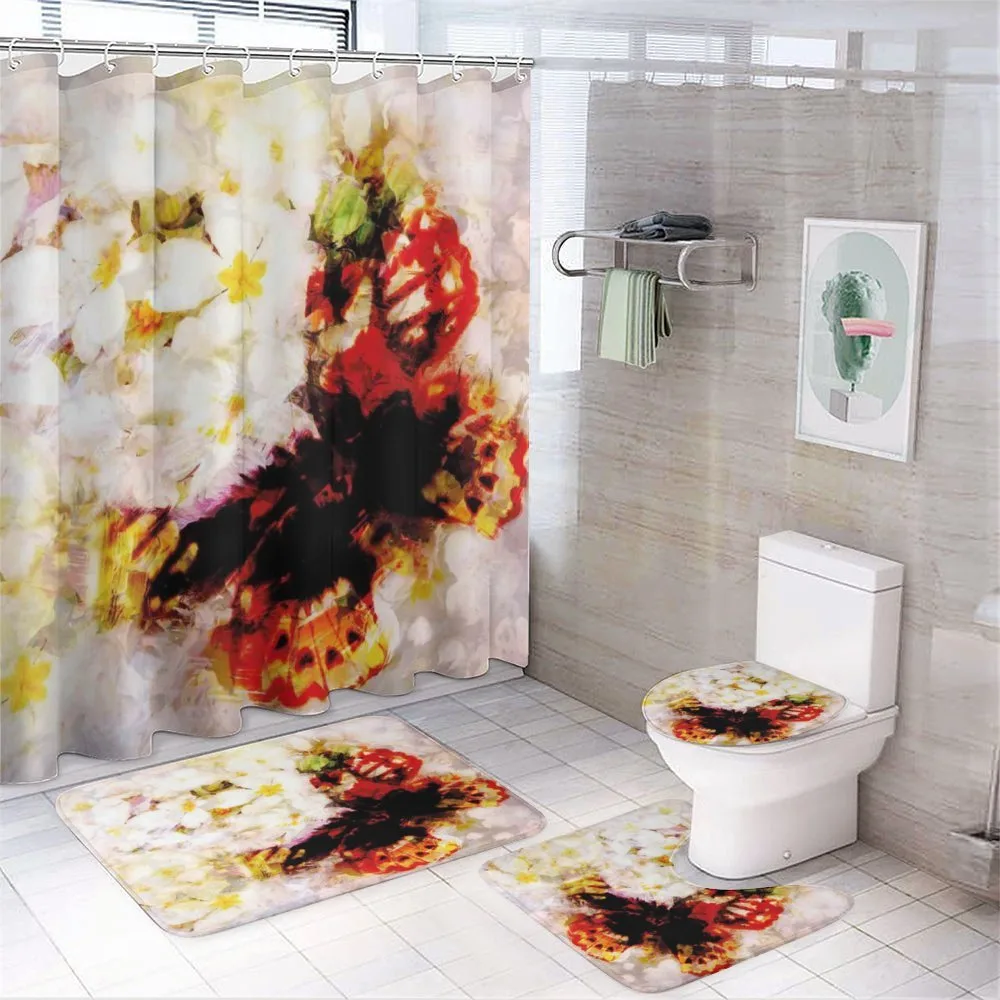 Flower Garden Orchids — 4-Piece Bathroom Set preview