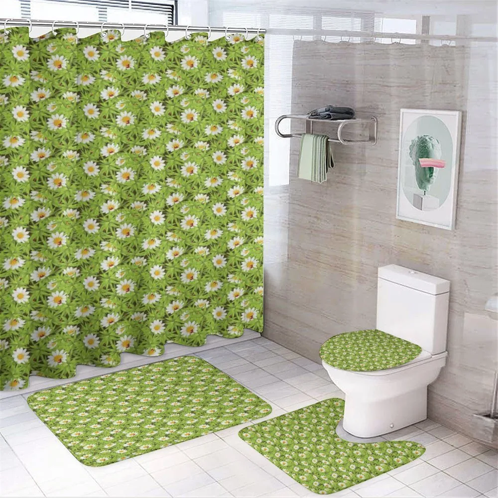 Flowers and Wildlife — 4-Piece Bathroom Set preview