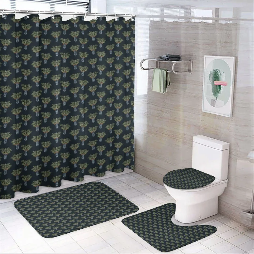 Palm Trees Island Botany — 4-Piece Bathroom Set preview