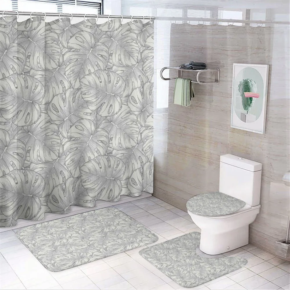 Rainforest Giant Leaves — 4-Piece Bathroom Set preview