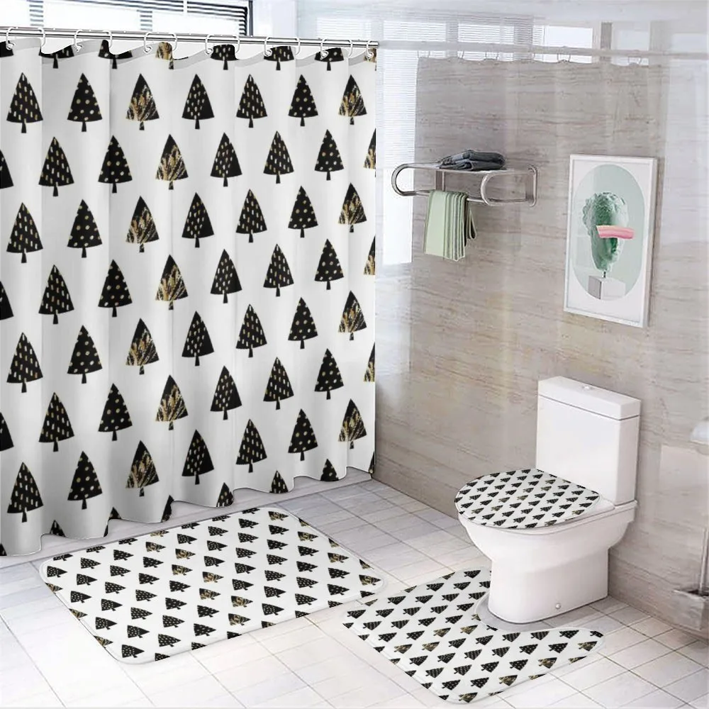 Spotted Trees — 4-Piece Bathroom Set preview