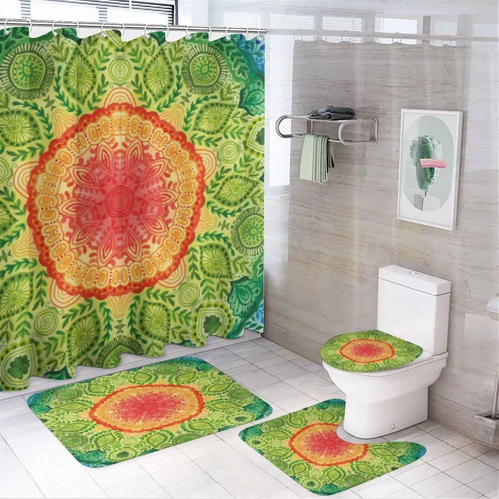 Lace Mandala Hippie Style — 4-Piece Bathroom Set preview