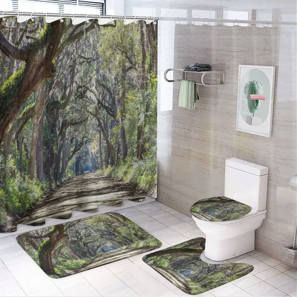 Road in Forest Carolina — 4-Piece Bathroom Set preview