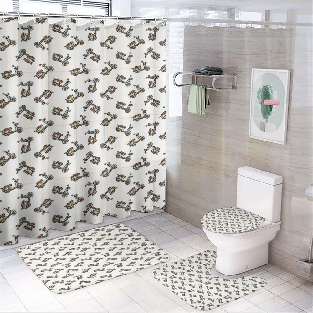 Deep Deck Scooters — 4-Piece Bathroom Set preview