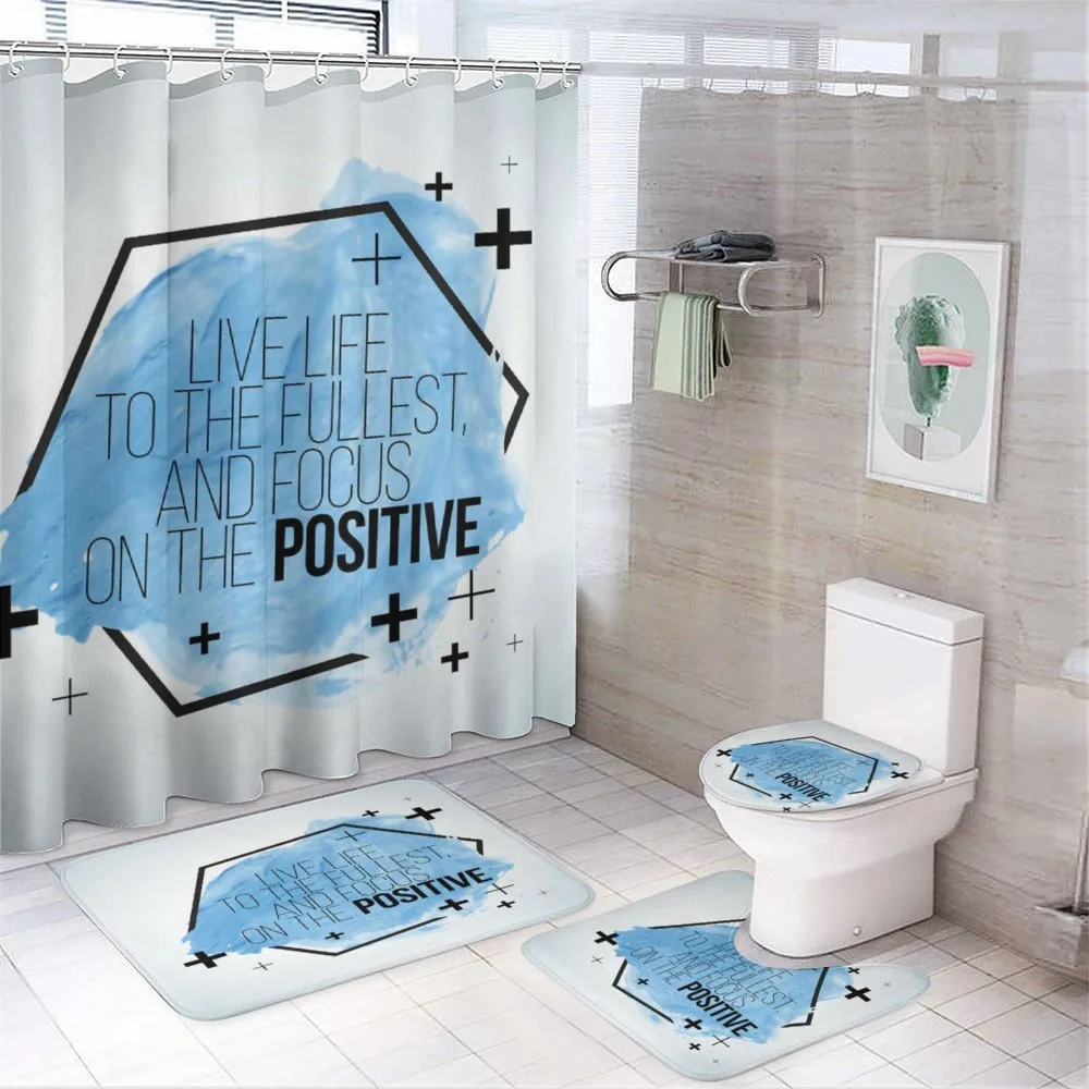 Live Life Fullest — 4-Piece Bathroom Set preview