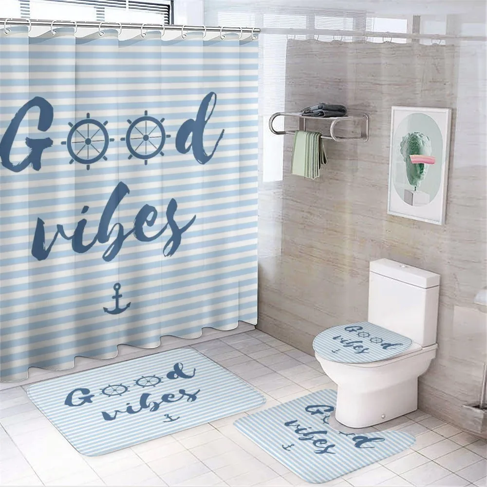 Nautical Maritime — 4-Piece Bathroom Set preview