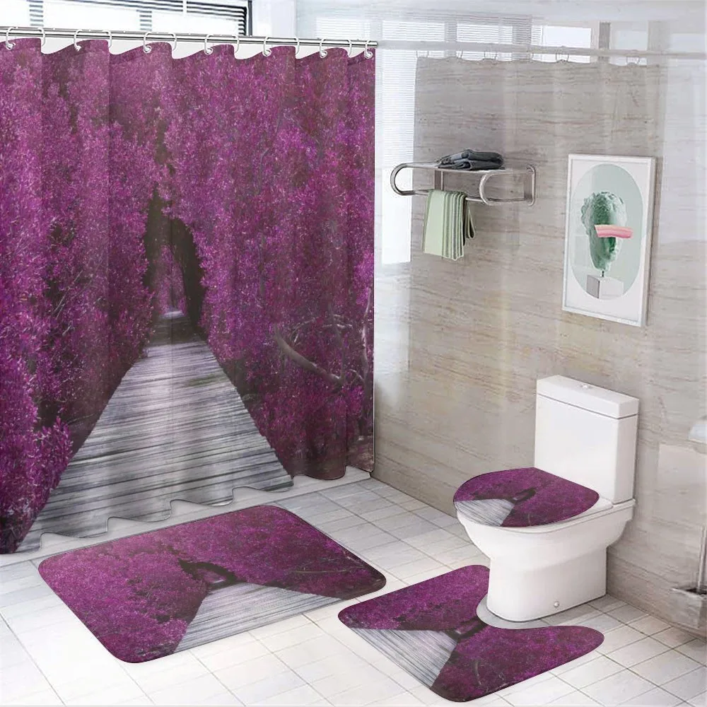 Spring Landscape Floral — 4-Piece Bathroom Set preview