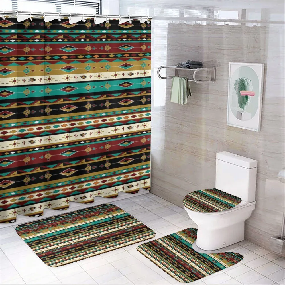 Theme Folkloric Motif — 4-Piece Bathroom Set preview