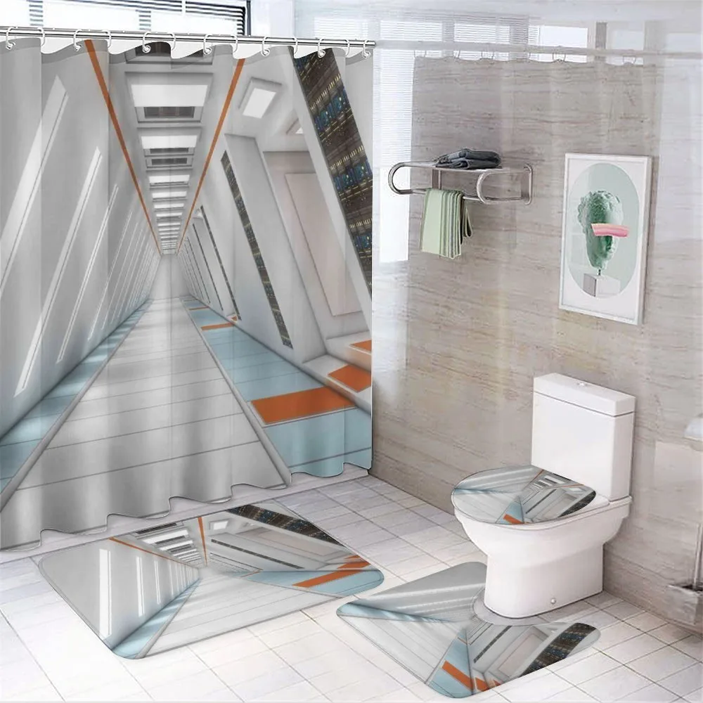 Cosmos Rocket — 4-Piece Bathroom Set preview