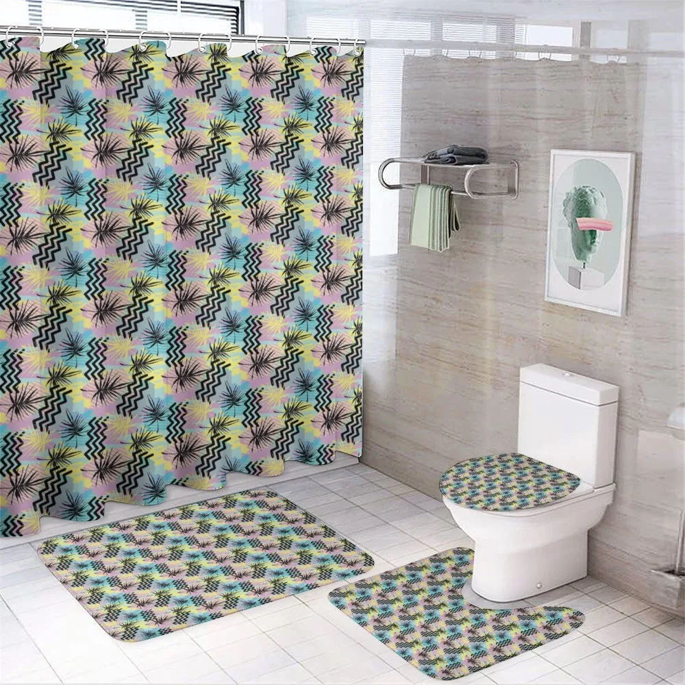 Quirky Vibrant Composition — 4-Piece Bathroom Set preview