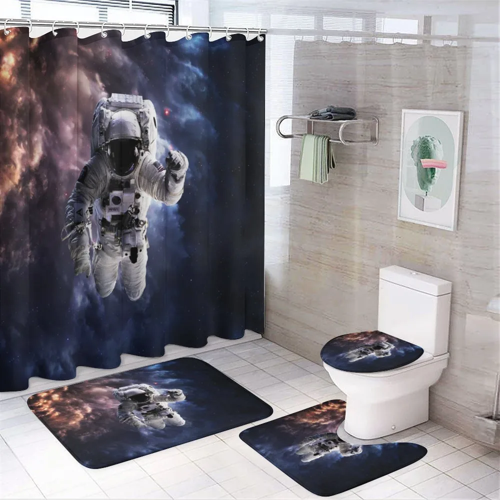 Realistic Space Suit — 4-Piece Bathroom Set preview